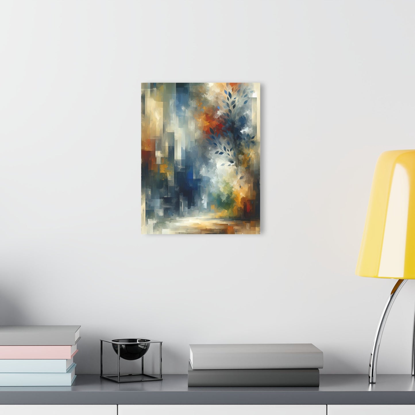 Contemplative Leaves Whispers Acrylic Prints (French Cleat Hanging) - ATUH.ART