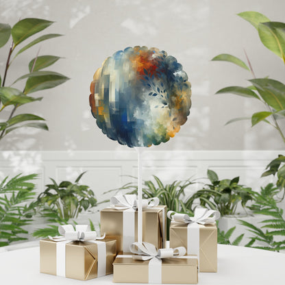 Contemplative Leaves Whispers Balloon (Round and Heart-shaped), 11" - ATUH.ART