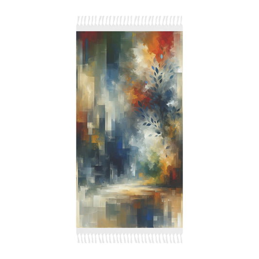 Contemplative Leaves Whispers Boho Beach Cloth - ATUH.ART