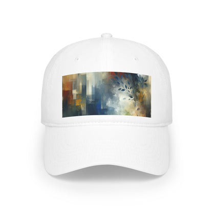 Contemplative Leaves Whispers Low Profile Baseball Cap - ATUH.ART