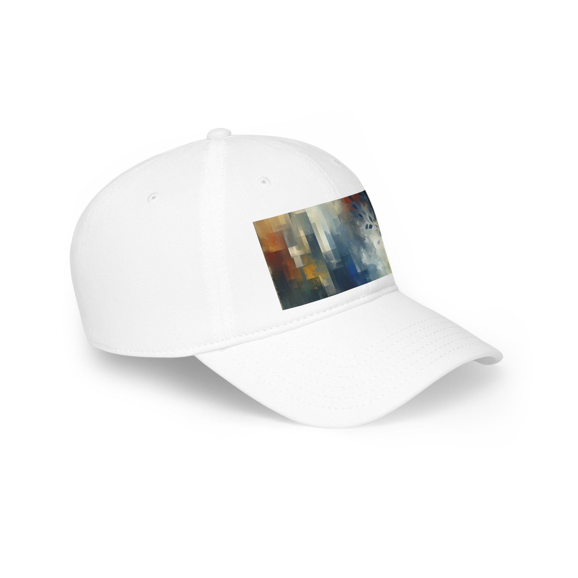 Contemplative Leaves Whispers Low Profile Baseball Cap - ATUH.ART