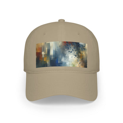 Contemplative Leaves Whispers Low Profile Baseball Cap - ATUH.ART