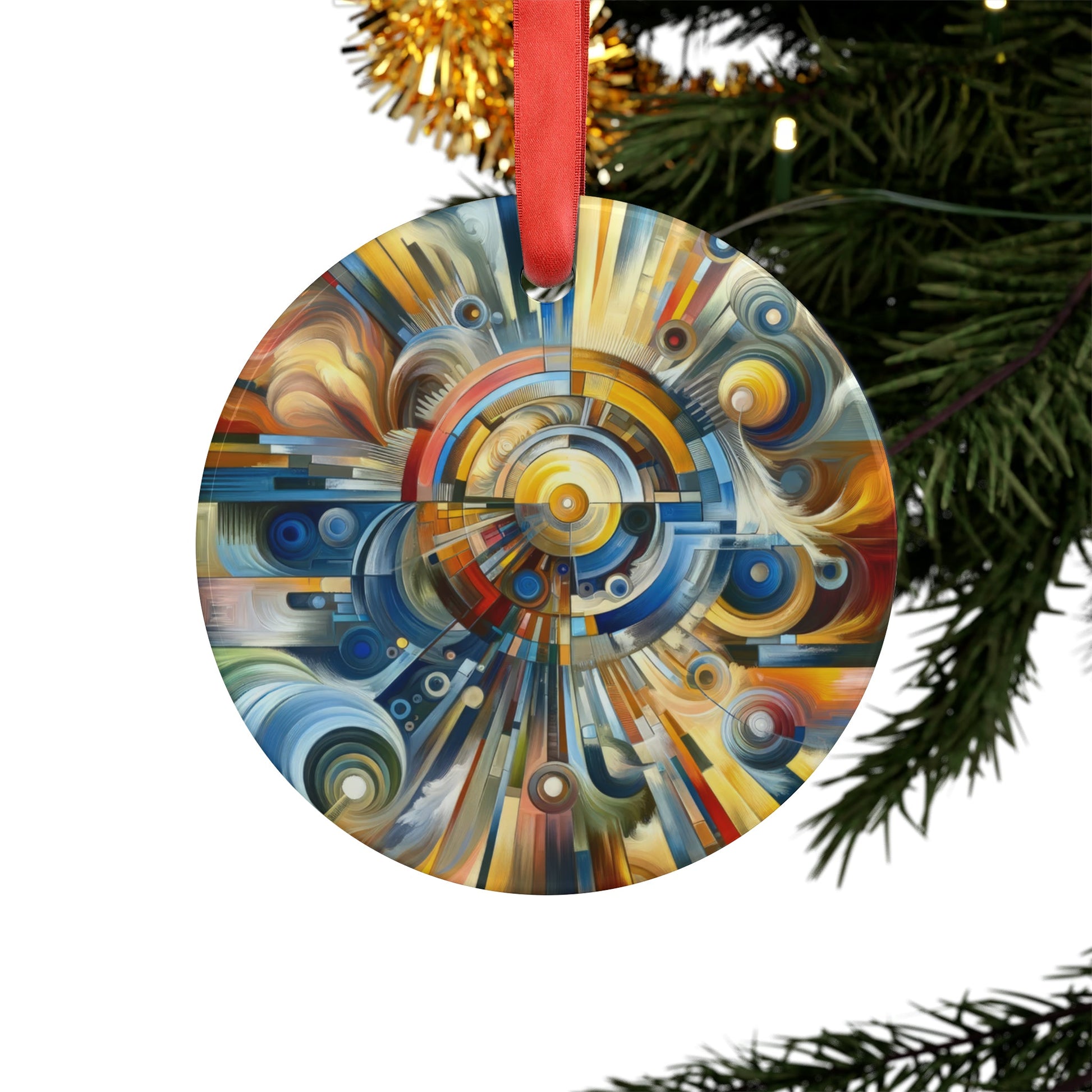 Convergence Harmony Purpose Acrylic Ornament with Ribbon - ATUH.ART