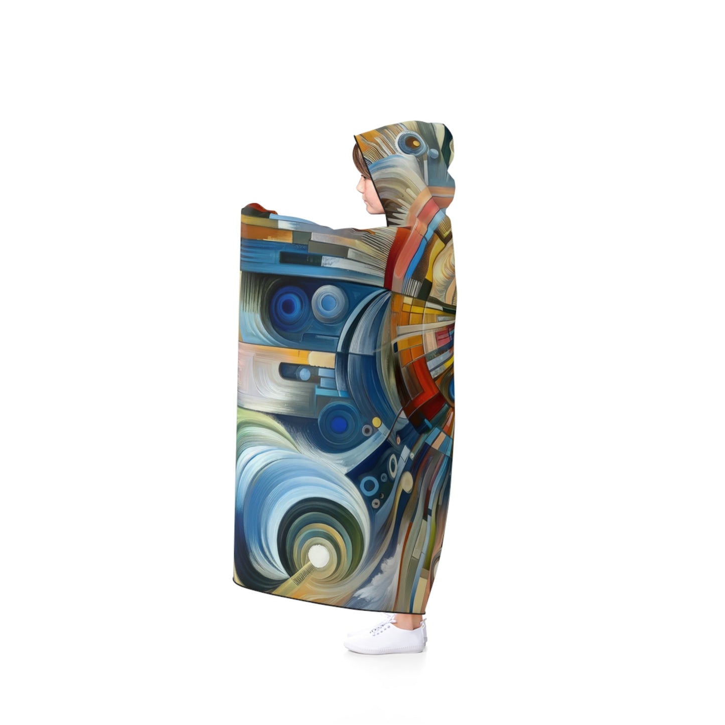 Convergence Harmony Purpose Hooded Blanket - ATUH.ART