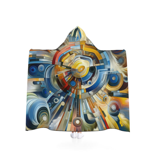 Convergence Harmony Purpose Hooded Blanket - ATUH.ART