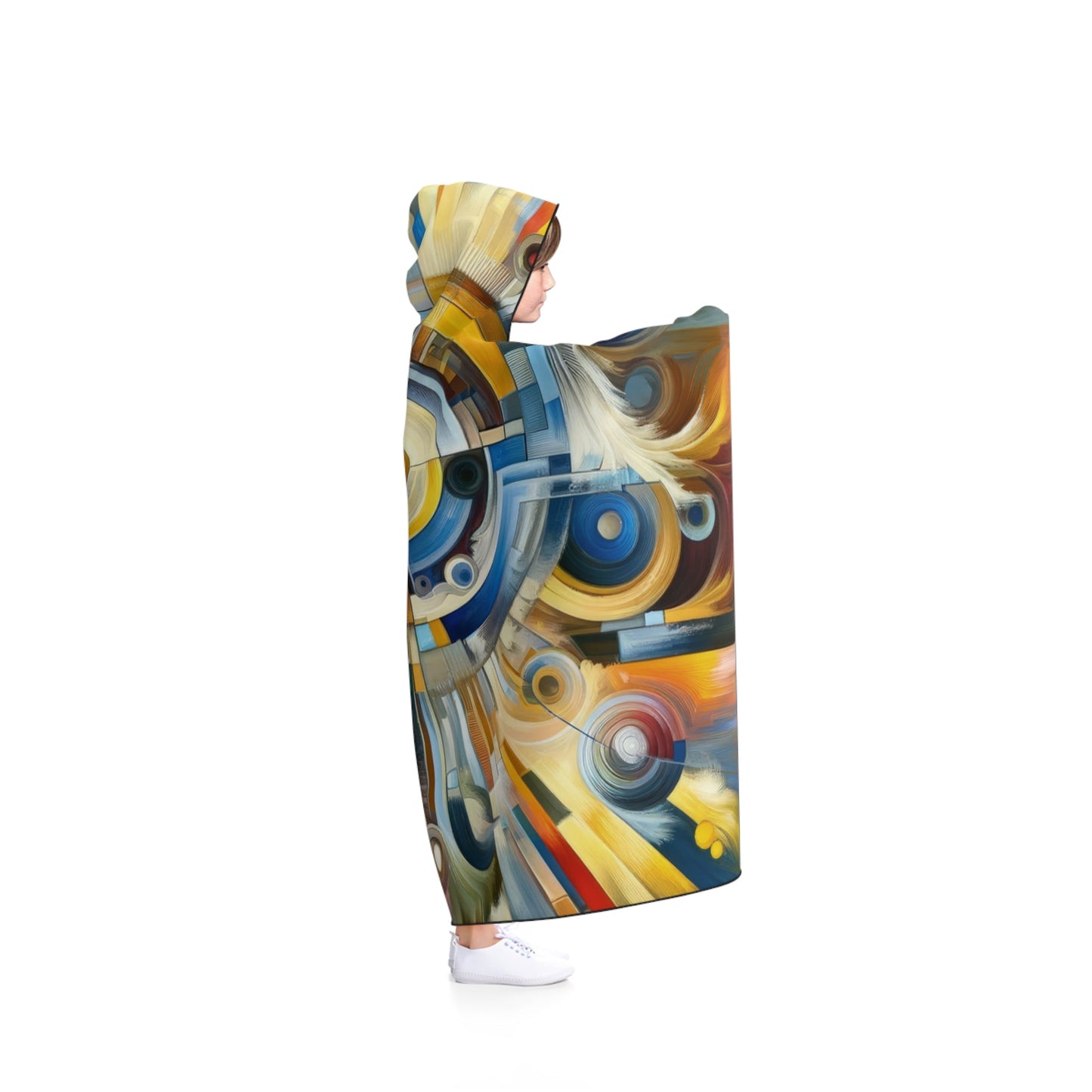 Convergence Harmony Purpose Hooded Blanket - ATUH.ART