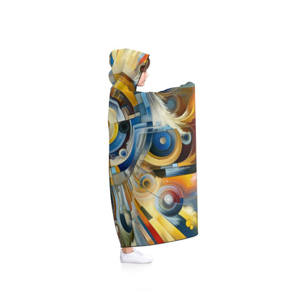 Convergence Harmony Purpose Hooded Blanket - ATUH.ART