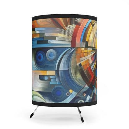 Convergence Harmony Purpose Tripod Lamp with High-Res Printed Shade, US\CA plug - ATUH.ART