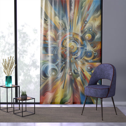 Convergence Harmony Purpose Window Curtain - ATUH.ART