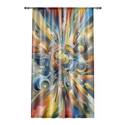 Convergence Harmony Purpose Window Curtain - ATUH.ART