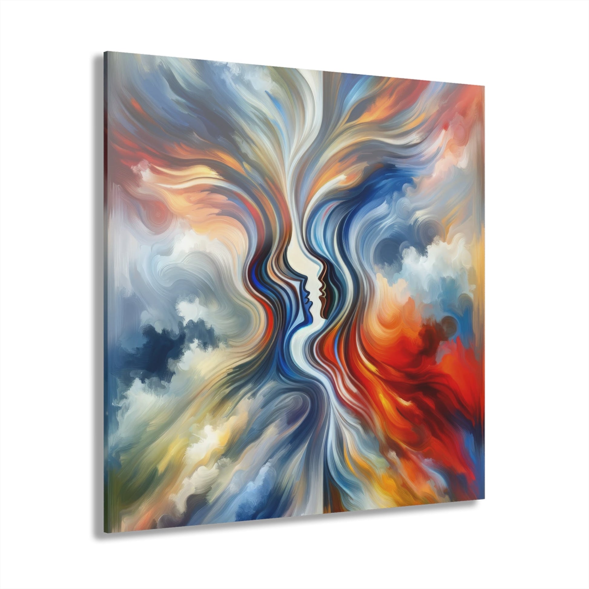 Convergent Abstract Unity Acrylic Prints (French Cleat Hanging) - ATUH.ART