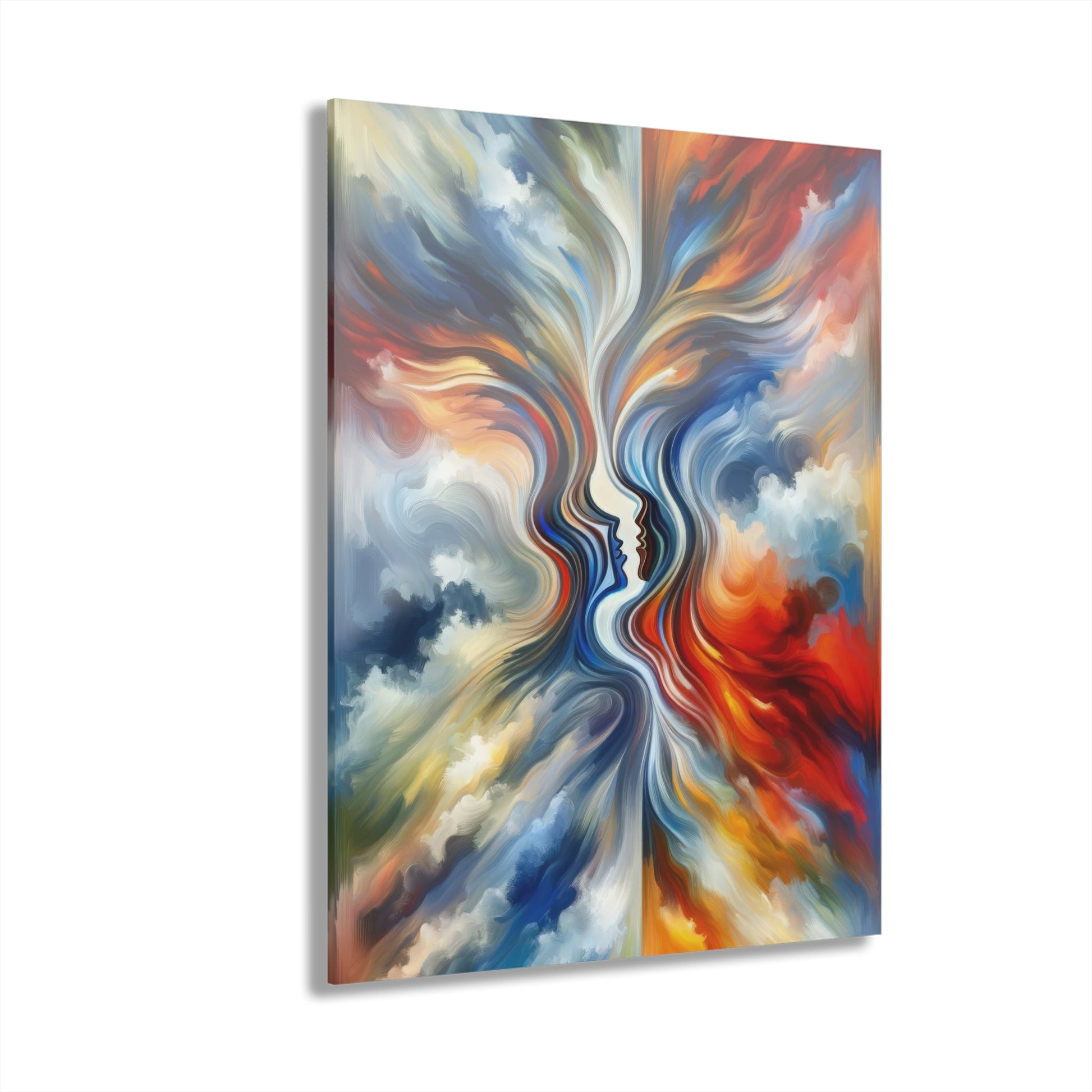 Convergent Abstract Unity Acrylic Prints (French Cleat Hanging) - ATUH.ART