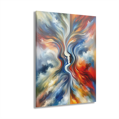 Convergent Abstract Unity Acrylic Prints (French Cleat Hanging) - ATUH.ART