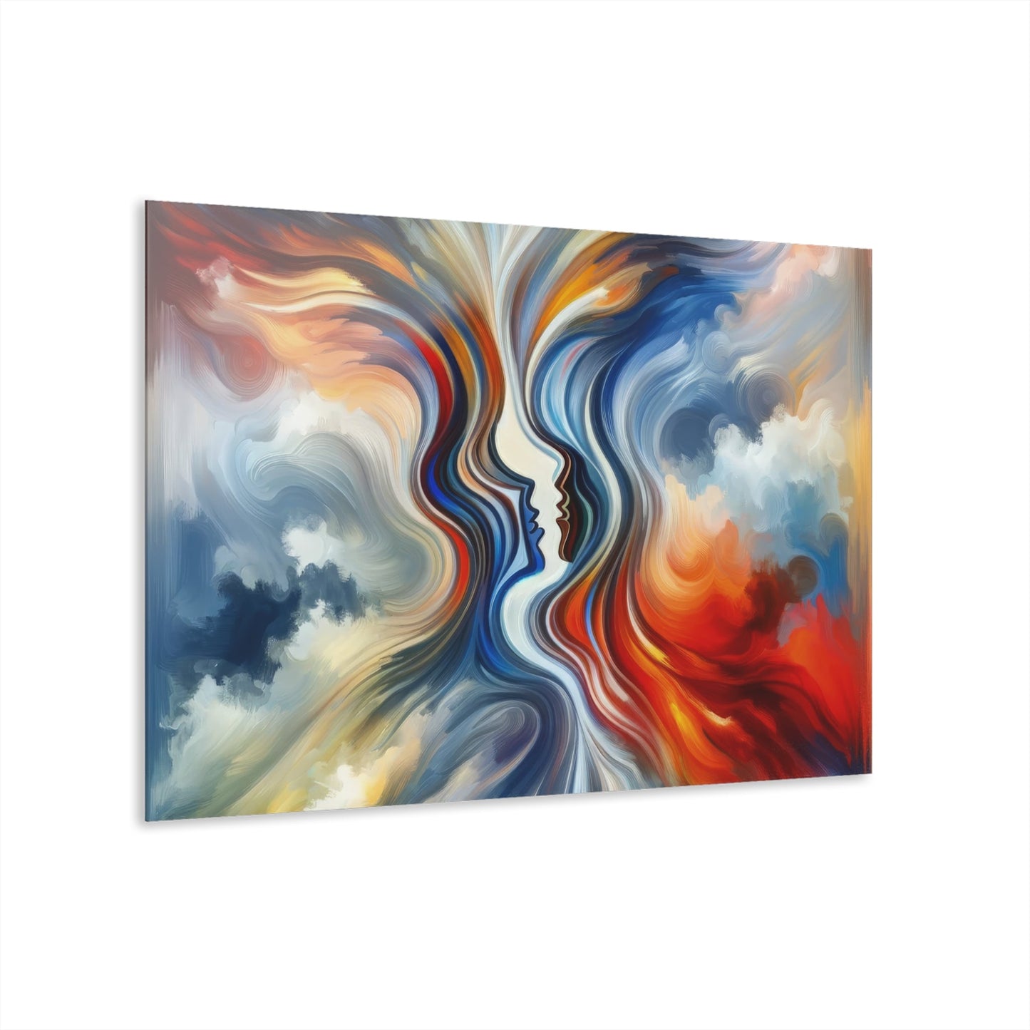Convergent Abstract Unity Acrylic Prints (French Cleat Hanging) - ATUH.ART