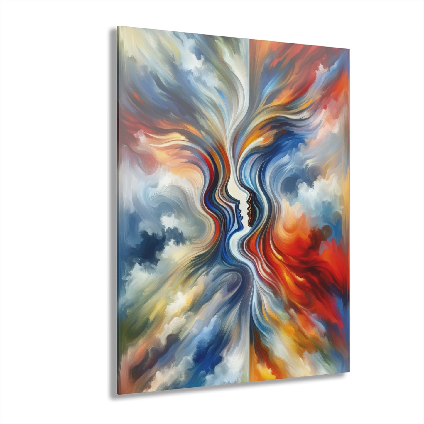 Convergent Abstract Unity Acrylic Prints (French Cleat Hanging) - ATUH.ART