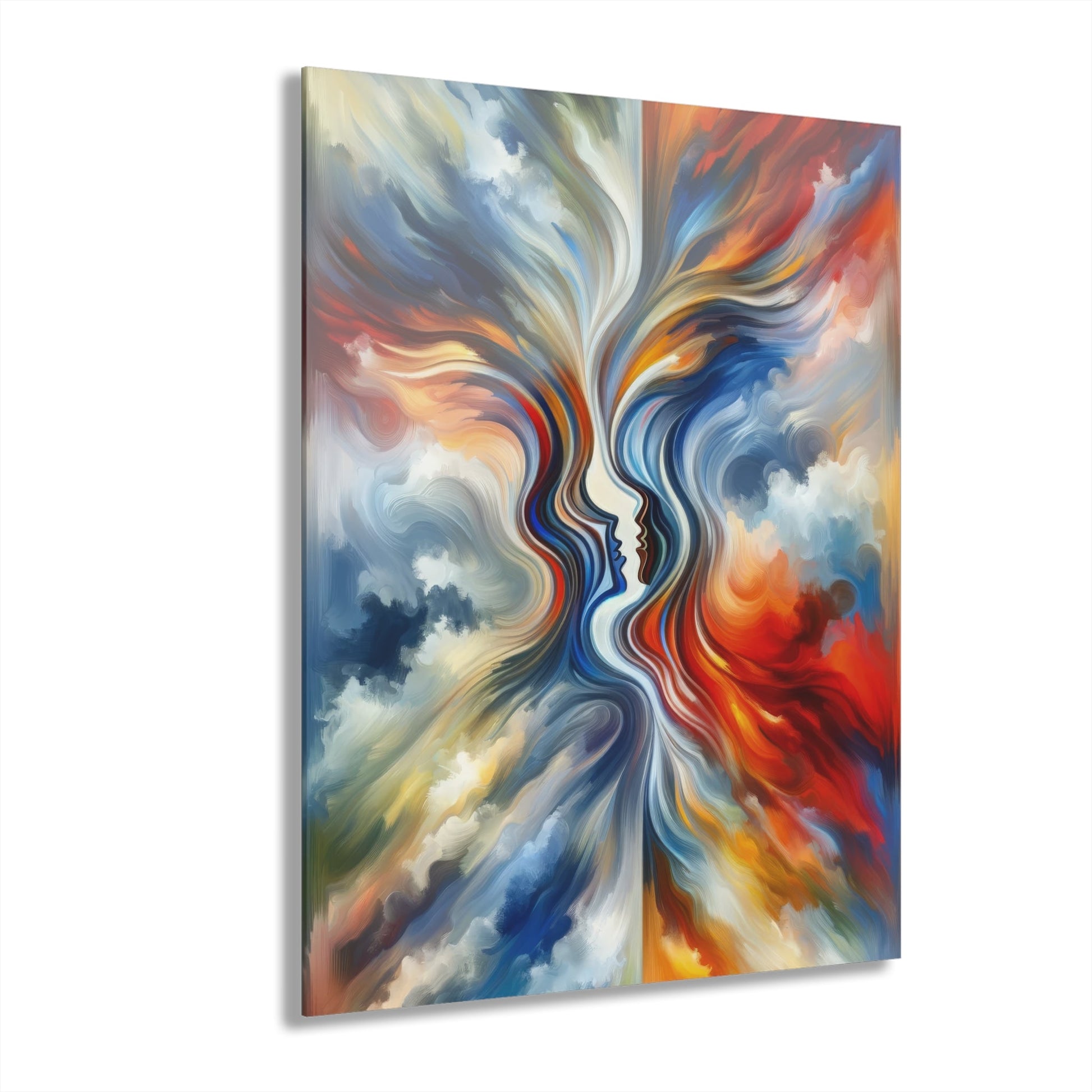 Convergent Abstract Unity Acrylic Prints (French Cleat Hanging) - ATUH.ART