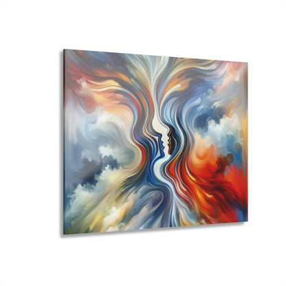 Convergent Abstract Unity Acrylic Prints (French Cleat Hanging) - ATUH.ART