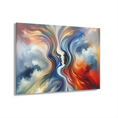 Convergent Abstract Unity Acrylic Prints (French Cleat Hanging) - ATUH.ART