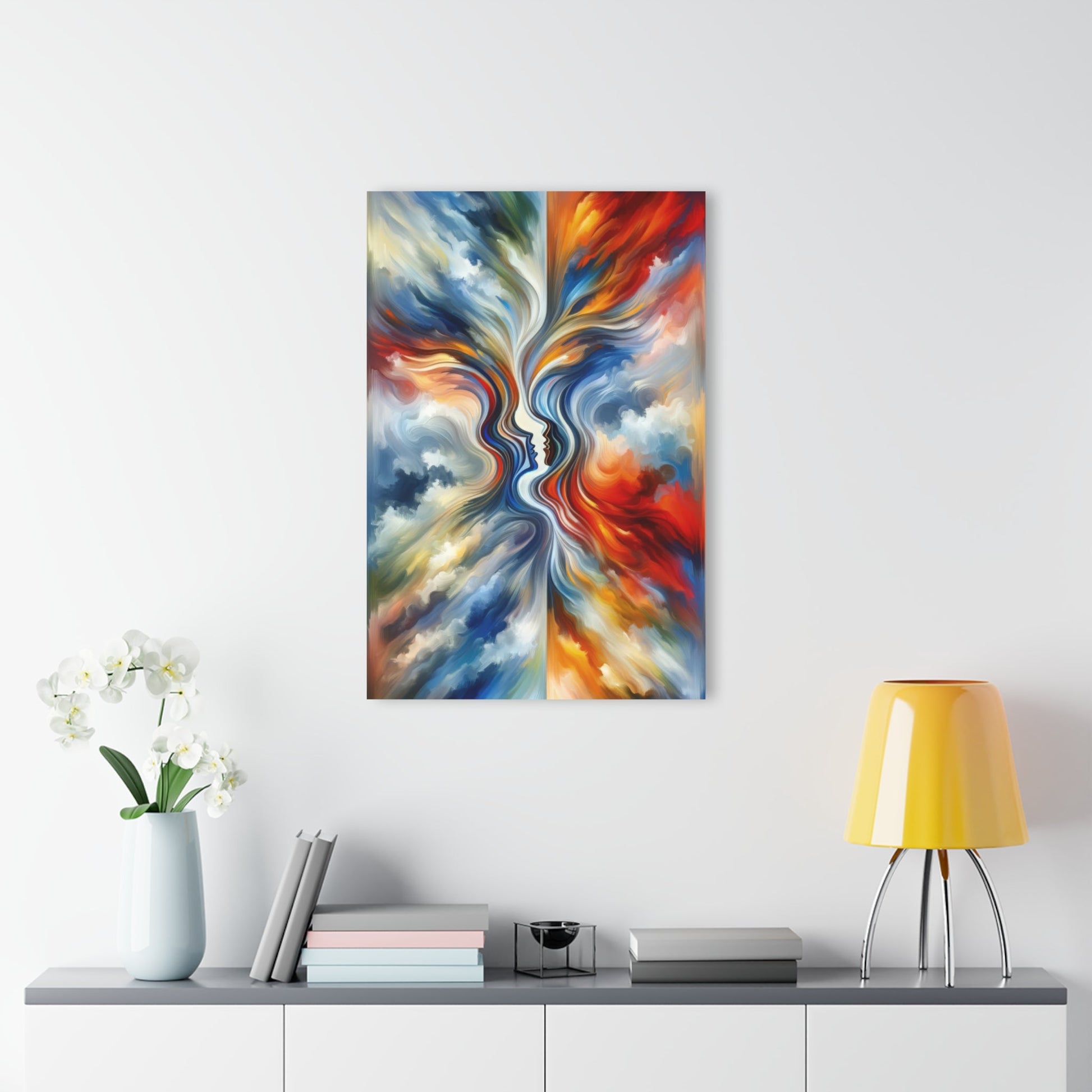 Convergent Abstract Unity Acrylic Prints (French Cleat Hanging) - ATUH.ART
