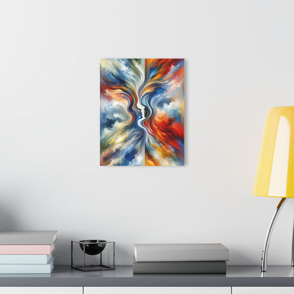 Convergent Abstract Unity Acrylic Prints (French Cleat Hanging) - ATUH.ART
