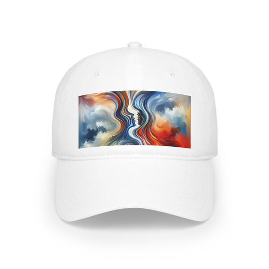 Convergent Abstract Unity Low Profile Baseball Cap - ATUH.ART