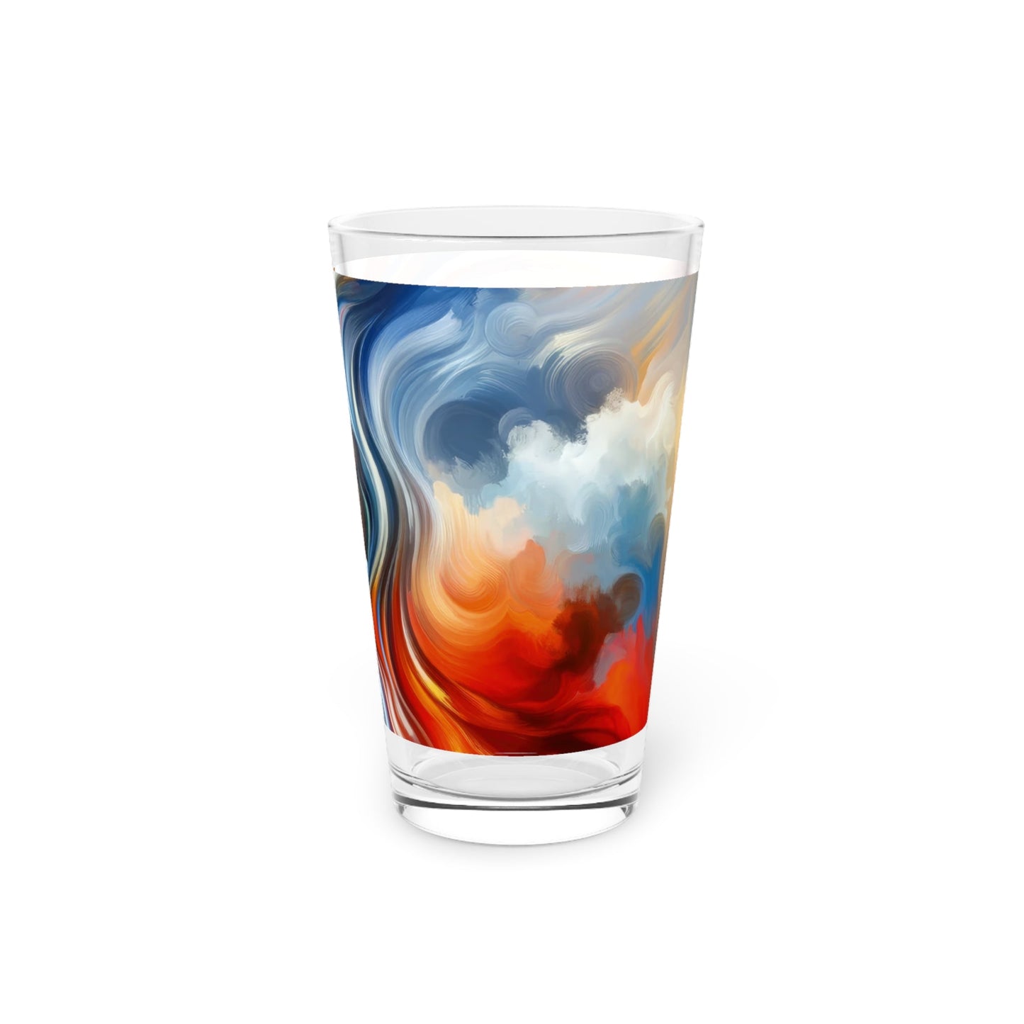 Convergent Abstract Unity Pint Glass, 16oz - ATUH.ART