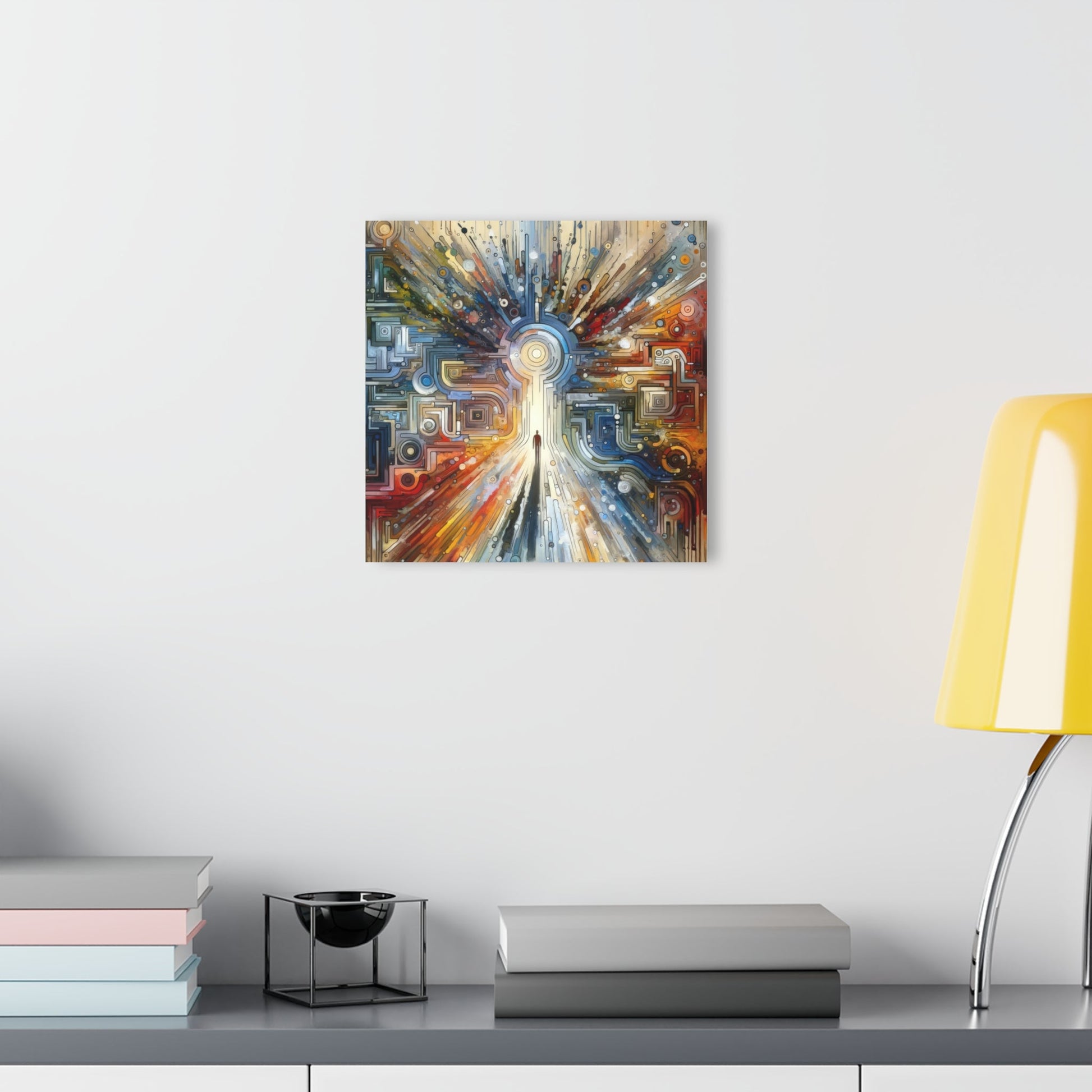 Converging Unity Path Acrylic Prints (French Cleat Hanging) - ATUH.ART