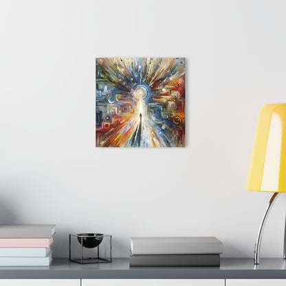 Converging Unity Path Acrylic Prints (French Cleat Hanging) - ATUH.ART
