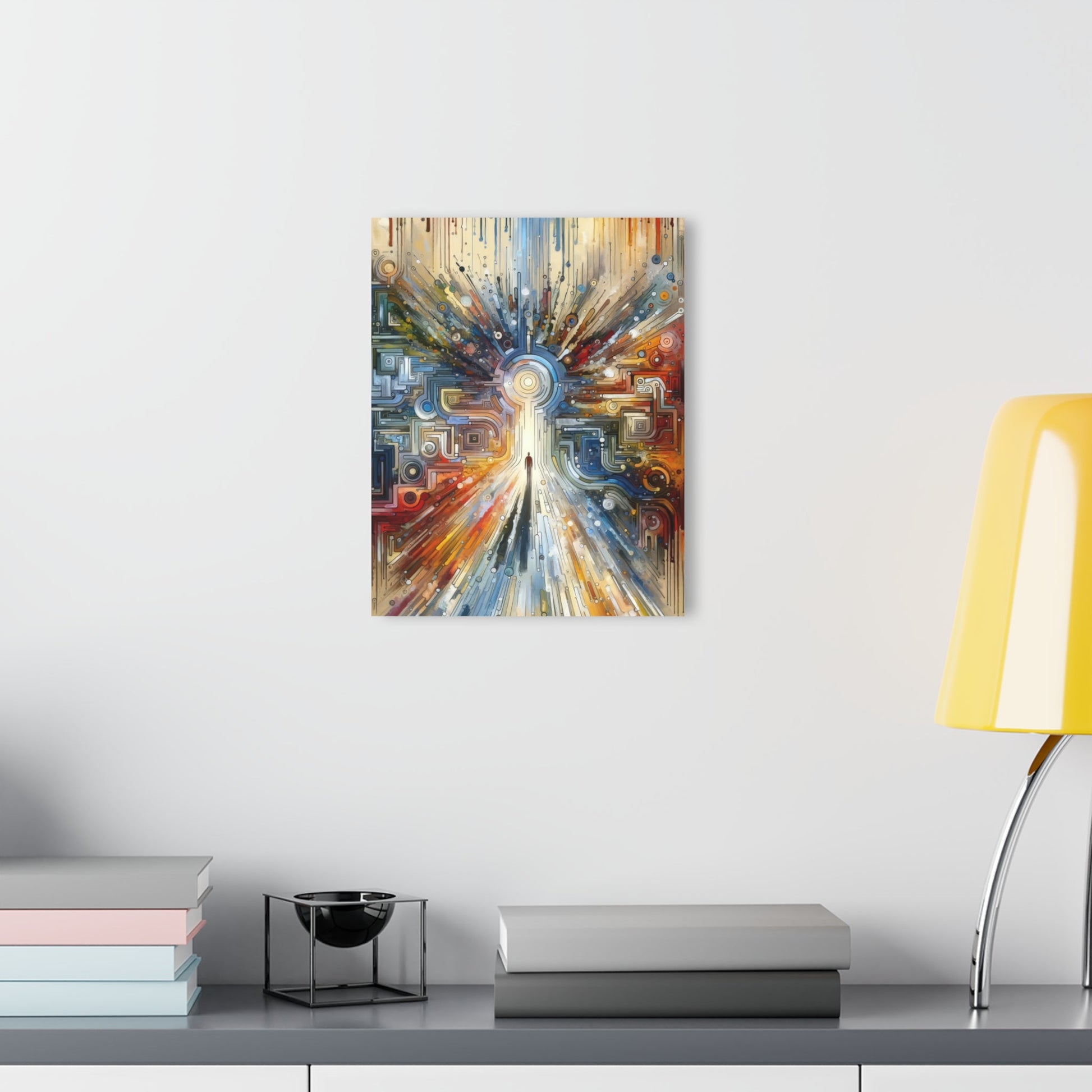 Converging Unity Path Acrylic Prints (French Cleat Hanging) - ATUH.ART