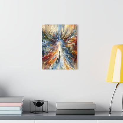 Converging Unity Path Acrylic Prints (French Cleat Hanging) - ATUH.ART