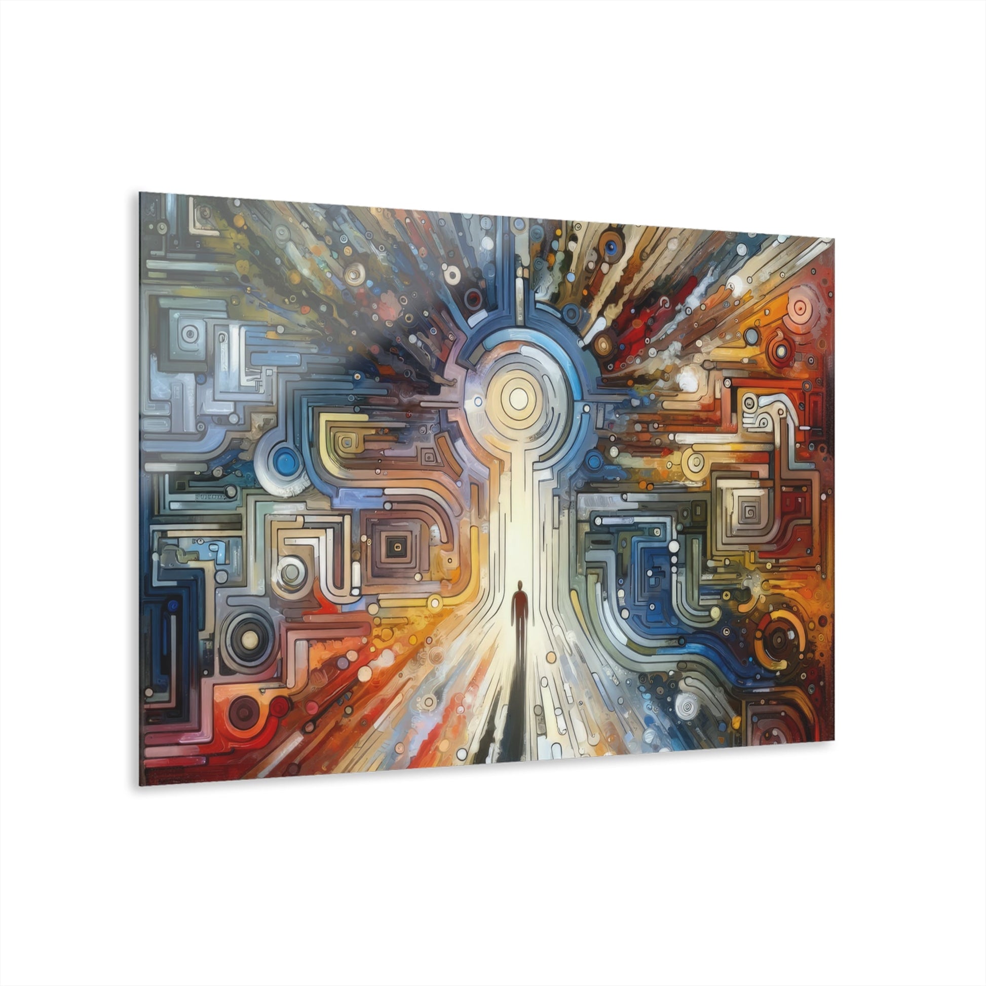Converging Unity Path Acrylic Prints (French Cleat Hanging) - ATUH.ART