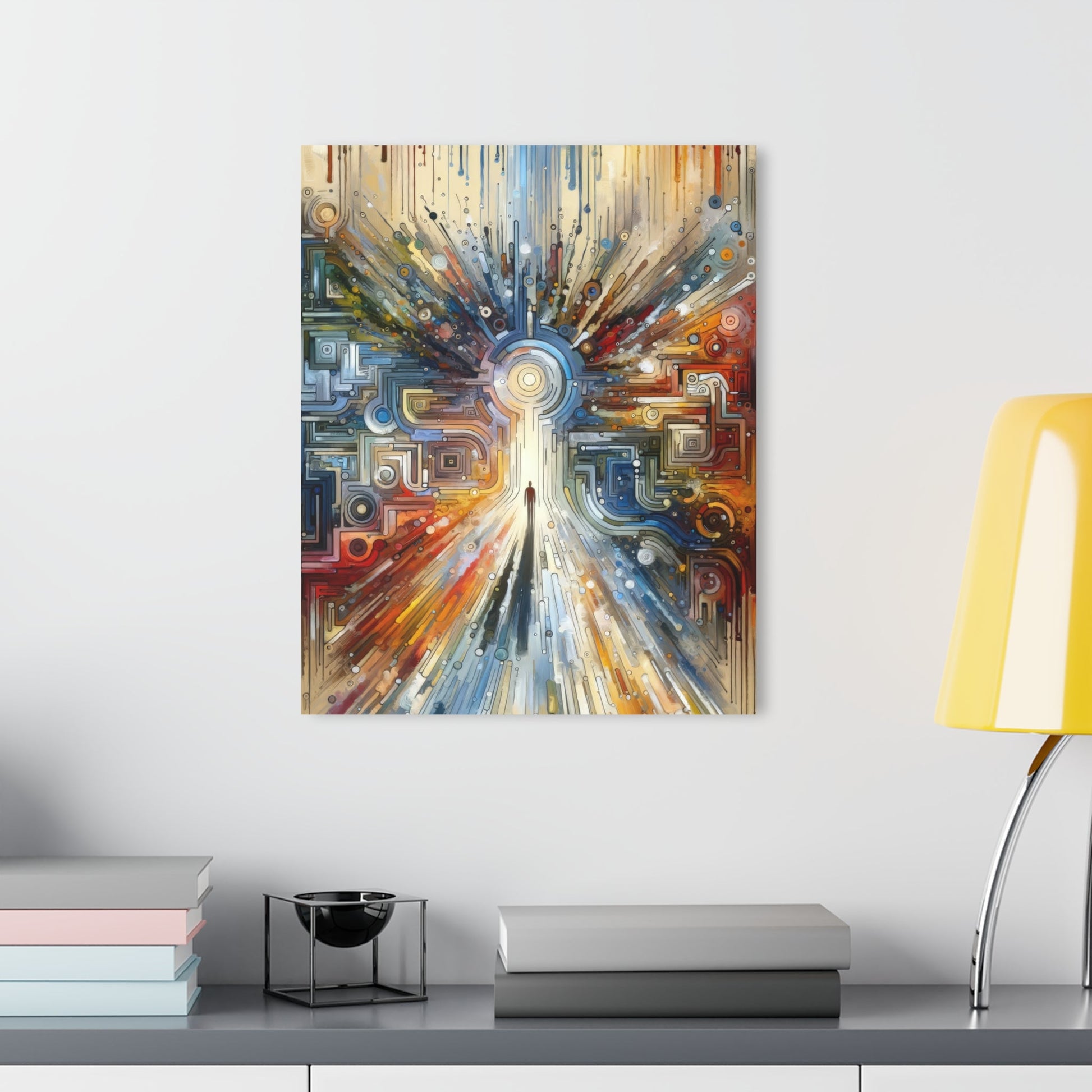 Converging Unity Path Acrylic Prints (French Cleat Hanging) - ATUH.ART