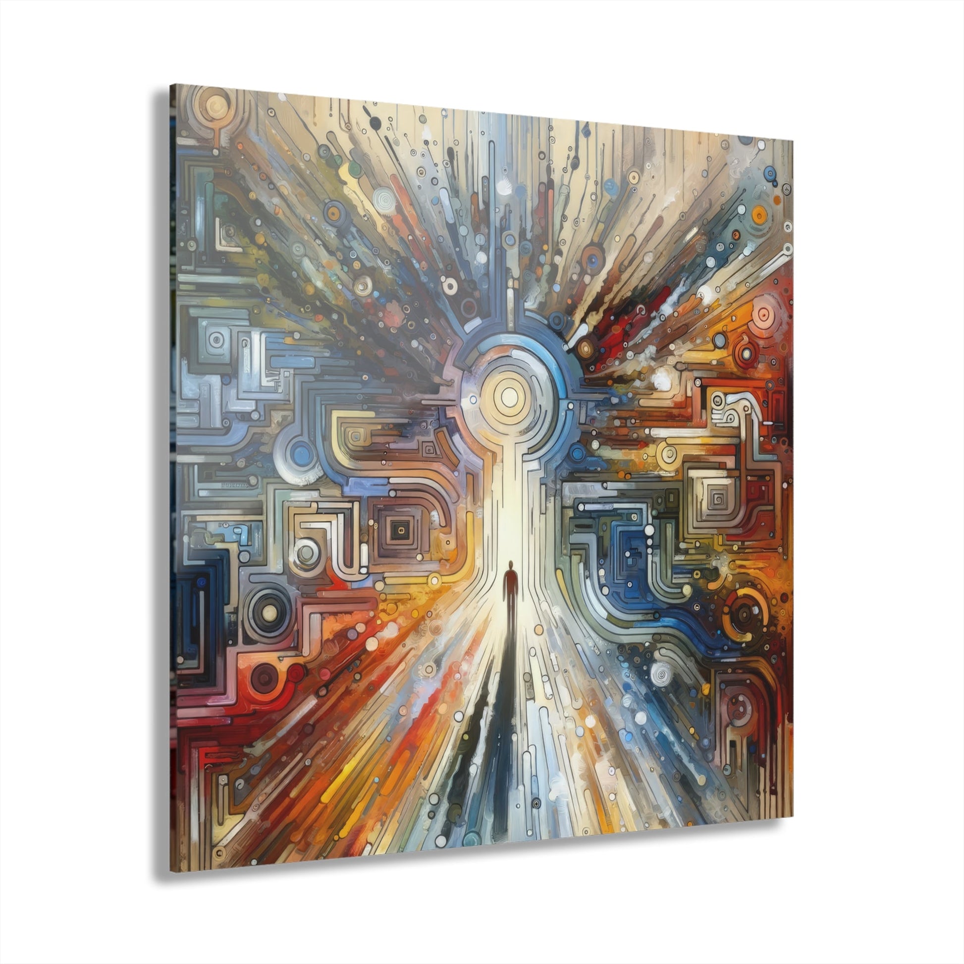 Converging Unity Path Acrylic Prints (French Cleat Hanging) - ATUH.ART