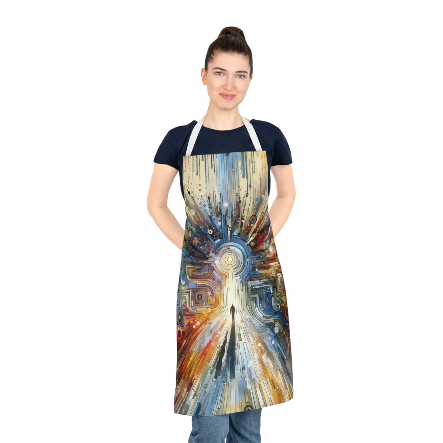 Converging Unity Path Adult Apron (AOP) - ATUH.ART