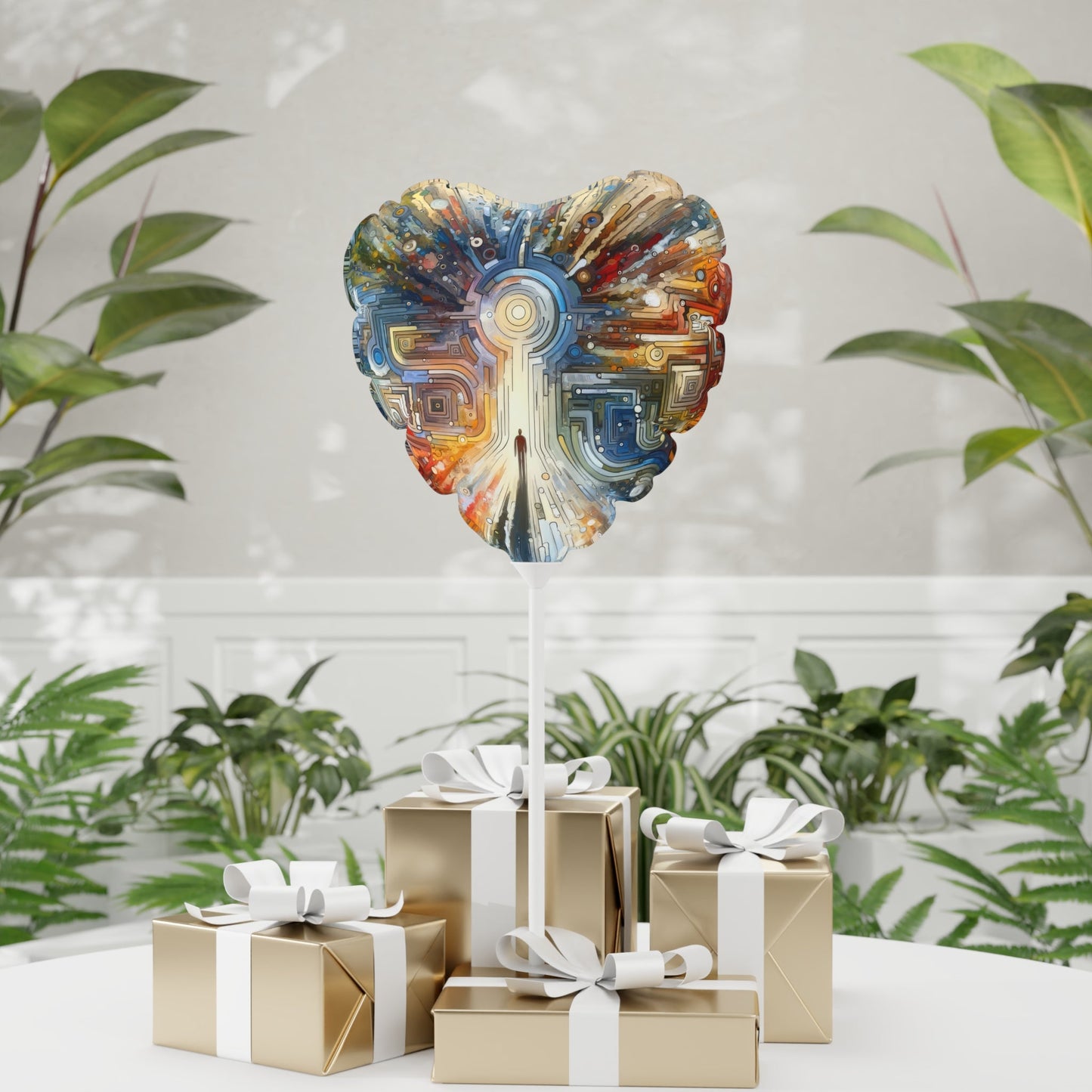 Converging Unity Path Balloon (Round and Heart-shaped), 11" - ATUH.ART