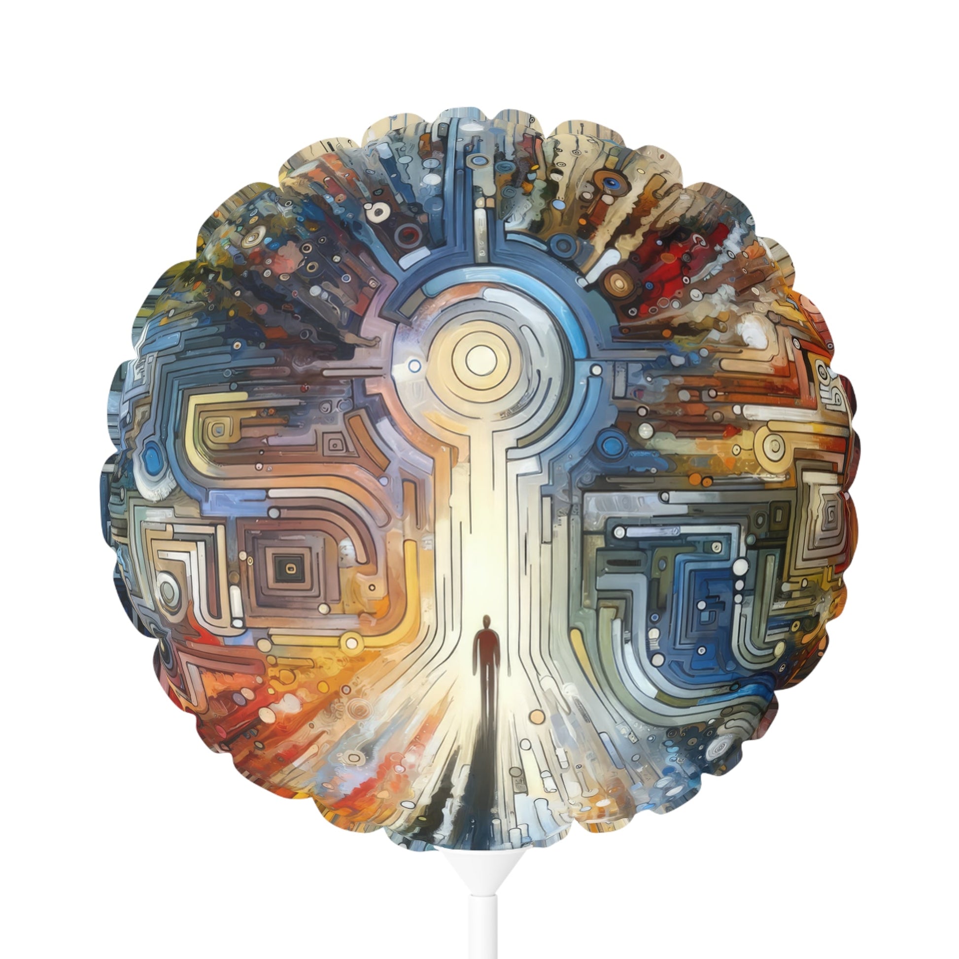 Converging Unity Path Balloon (Round and Heart-shaped), 11" - ATUH.ART