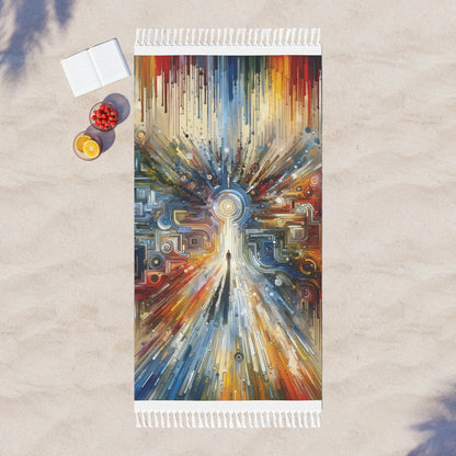 Converging Unity Path Boho Beach Cloth - ATUH.ART