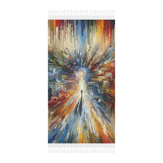 Converging Unity Path Boho Beach Cloth - ATUH.ART