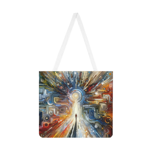 Converging Unity Path Shoulder Tote Bag (AOP) - ATUH.ART