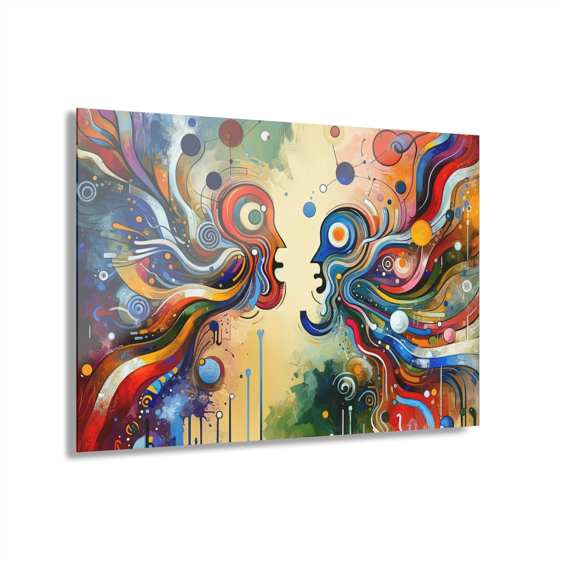 Conversational Catalyst Tachism Acrylic Prints (French Cleat Hanging) - ATUH.ART