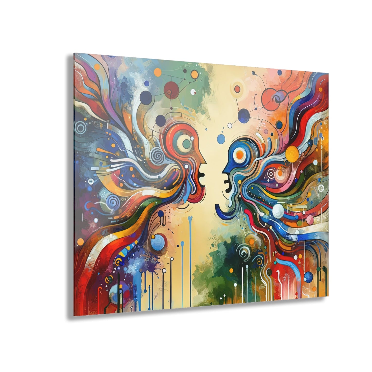 Conversational Catalyst Tachism Acrylic Prints (French Cleat Hanging) - ATUH.ART