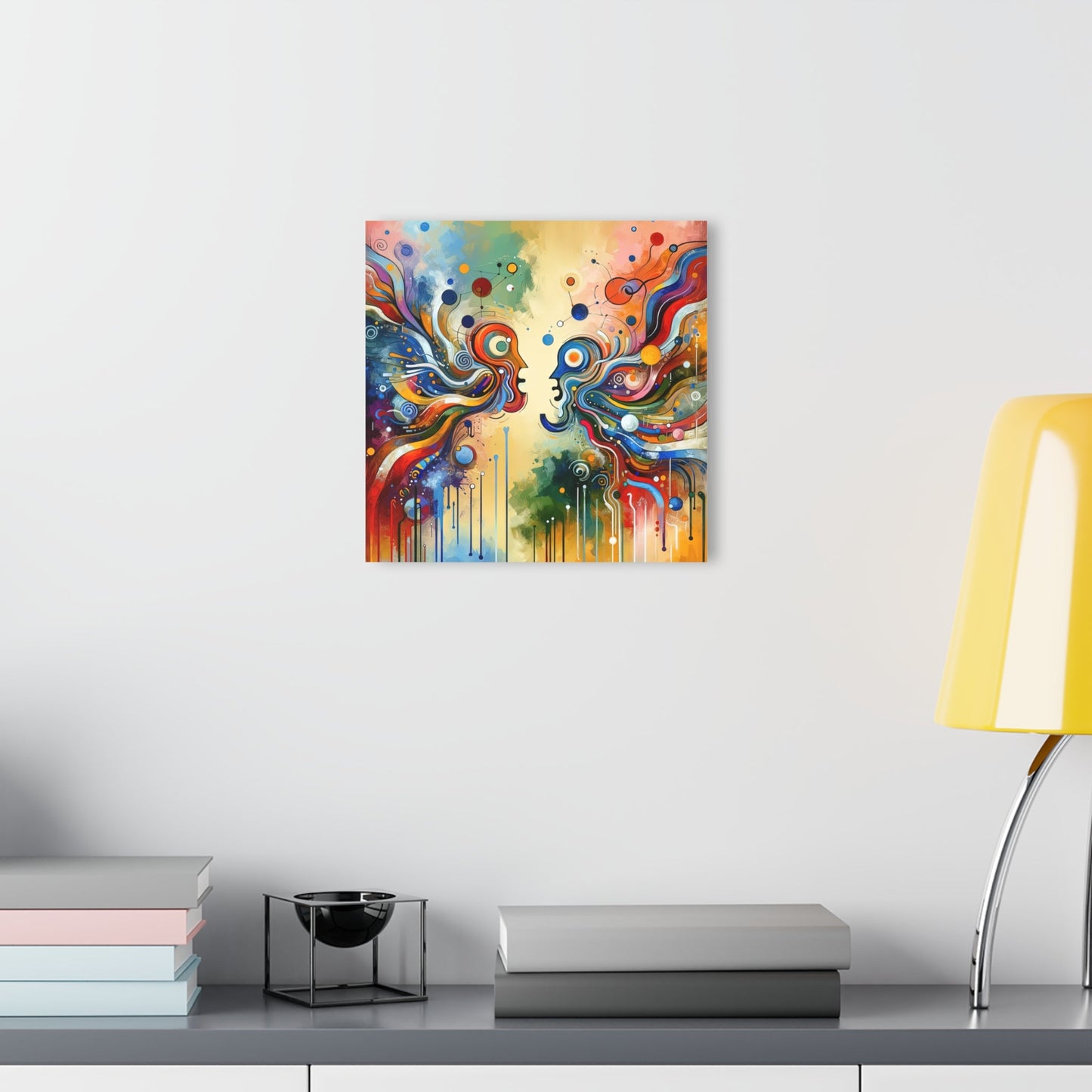 Conversational Catalyst Tachism Acrylic Prints (French Cleat Hanging) - ATUH.ART