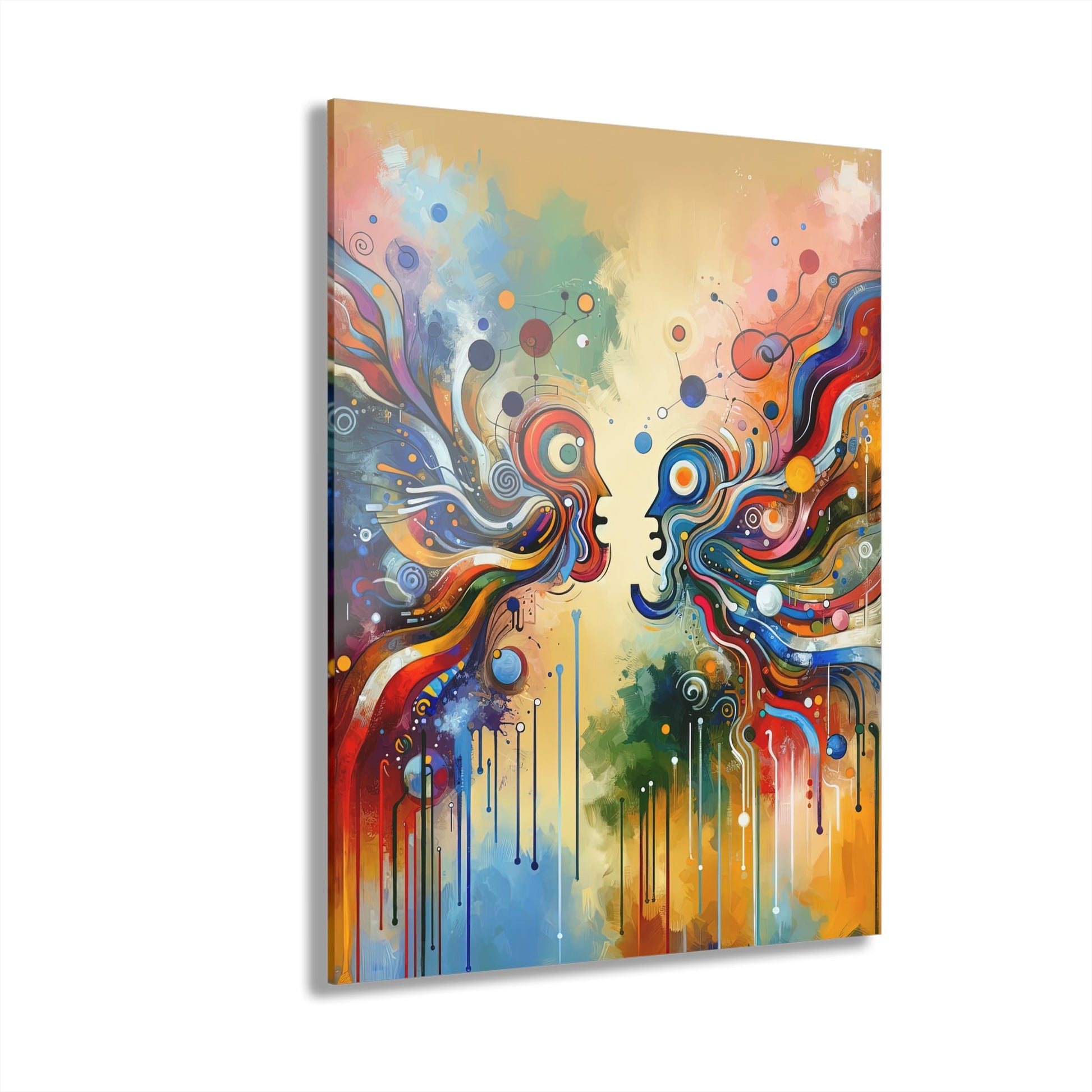 Conversational Catalyst Tachism Acrylic Prints (French Cleat Hanging) - ATUH.ART