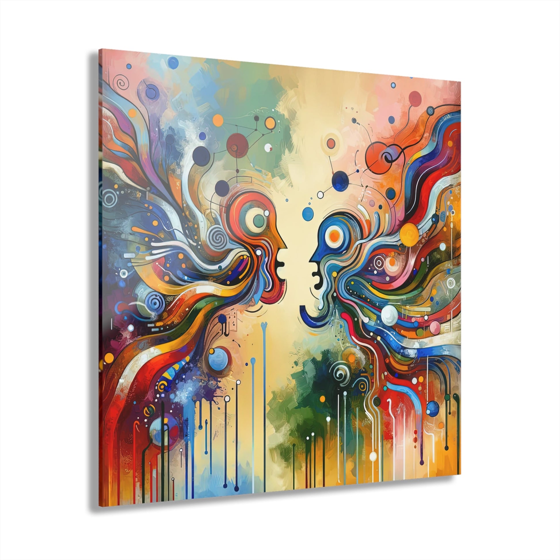 Conversational Catalyst Tachism Acrylic Prints (French Cleat Hanging) - ATUH.ART