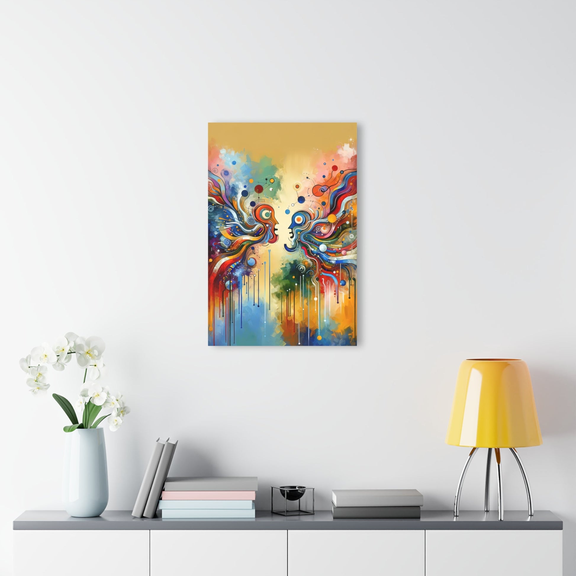 Conversational Catalyst Tachism Acrylic Prints (French Cleat Hanging) - ATUH.ART