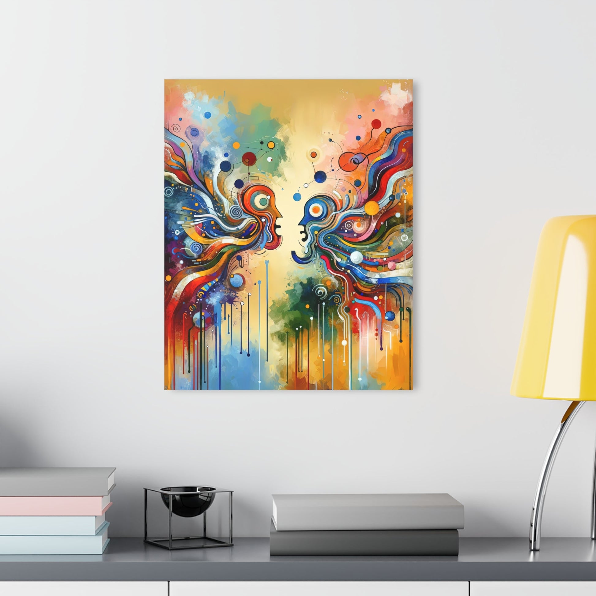 Conversational Catalyst Tachism Acrylic Prints (French Cleat Hanging) - ATUH.ART