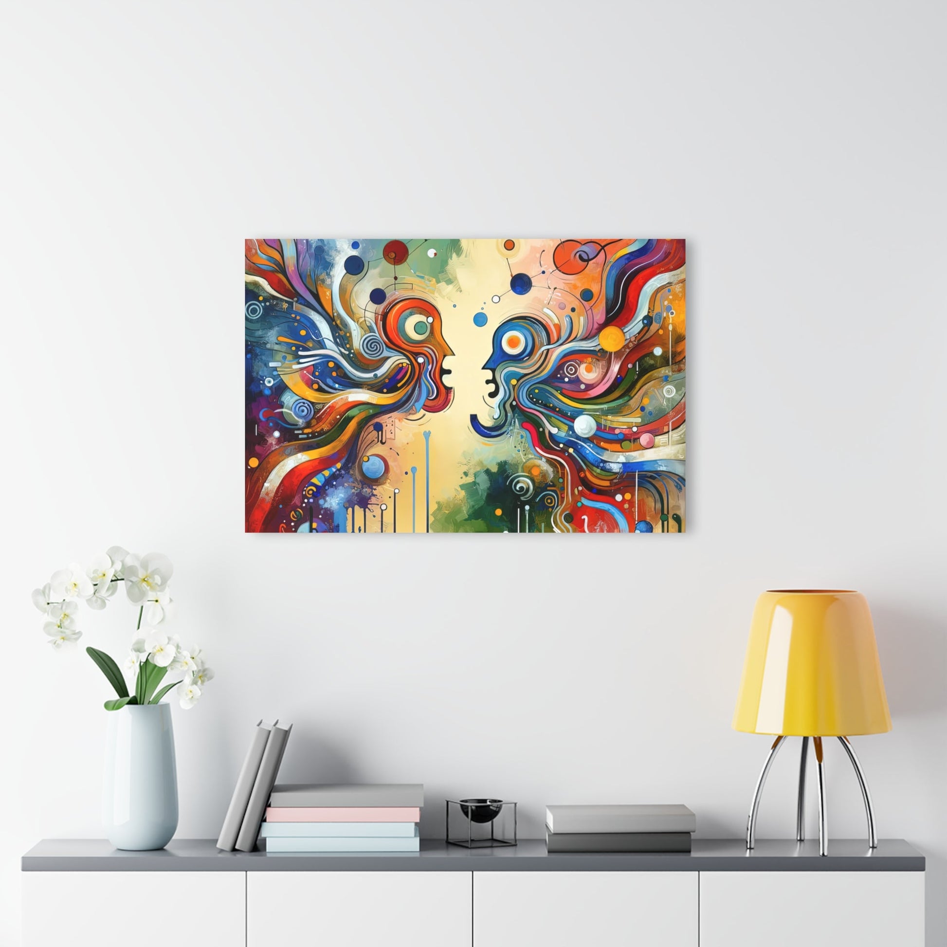 Conversational Catalyst Tachism Acrylic Prints (French Cleat Hanging) - ATUH.ART