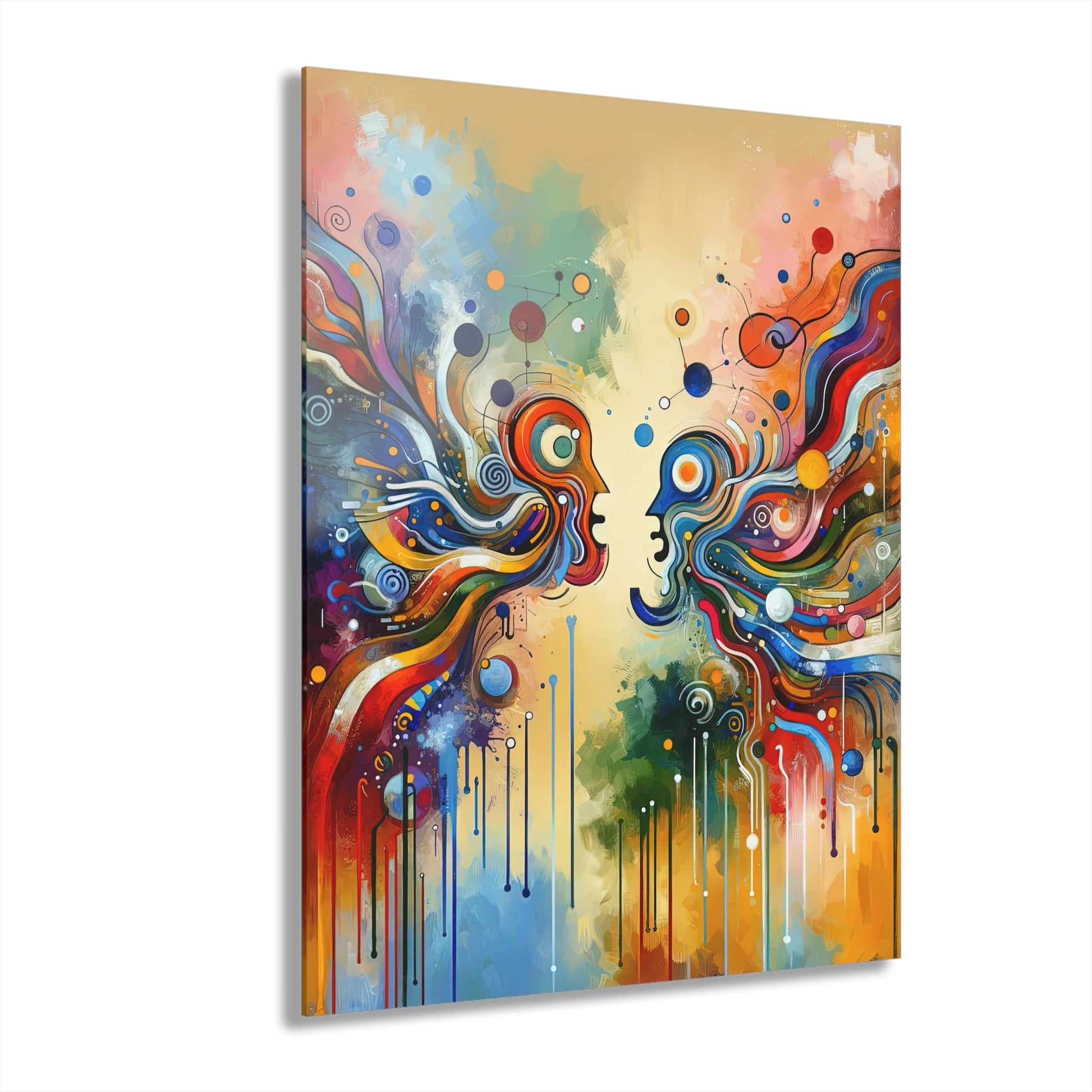 Conversational Catalyst Tachism Acrylic Prints (French Cleat Hanging) - ATUH.ART