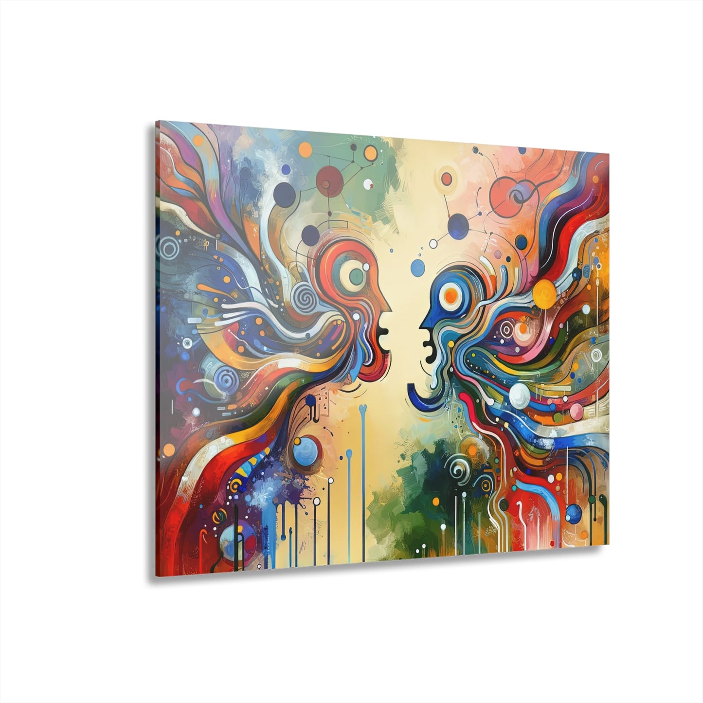 Conversational Catalyst Tachism Acrylic Prints (French Cleat Hanging) - ATUH.ART