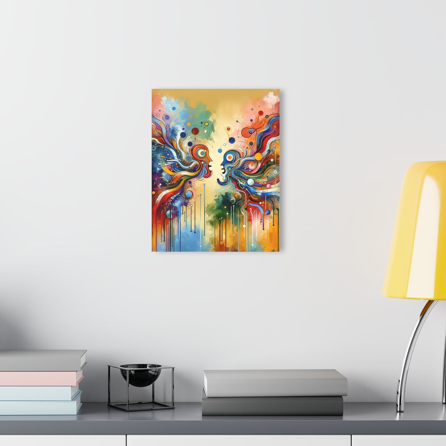 Conversational Catalyst Tachism Acrylic Prints (French Cleat Hanging) - ATUH.ART